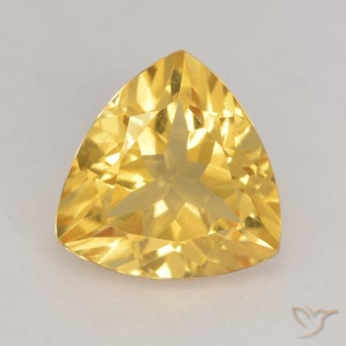2.10ct Natürlicher Golden Citrin, Trillion, VVS-VS