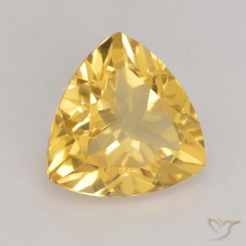 9,17 ctw natürlicher Golden Citrin, Trillion, VVS-VS
