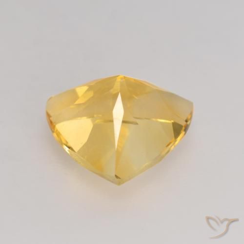 9,17 ctw natürlicher Mittleres Gold Citrin, Trillion, VVS-VS