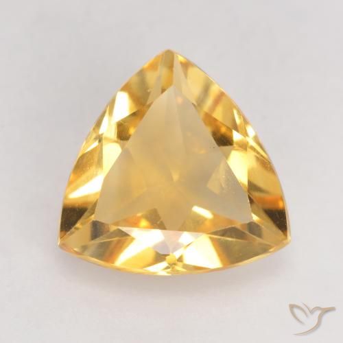 1.99ct Natürlicher Helles Gold Citrin, Trillion, VVS-VS