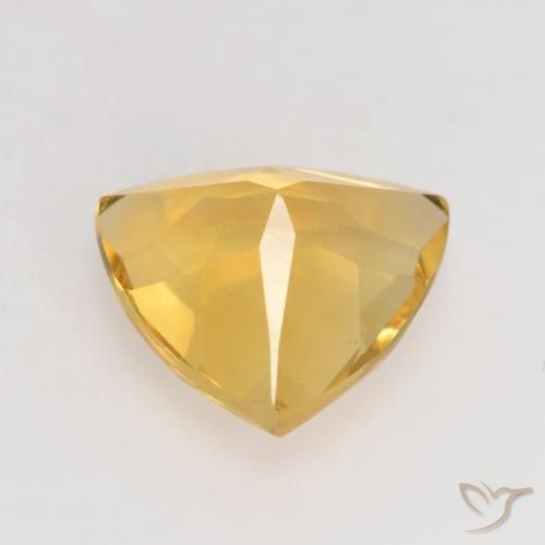 9,17 ctw natürlicher Helles Gold Citrin, Trillion, VVS-VS
