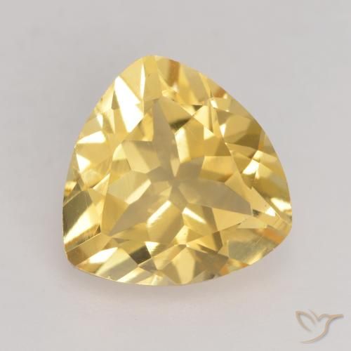 1.88ct Natürlicher Golden Citrin, Trillion, VVS-VS