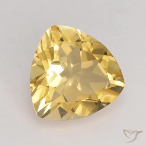 9,17 ctw natürlicher Golden Citrin, Trillion, VVS-VS