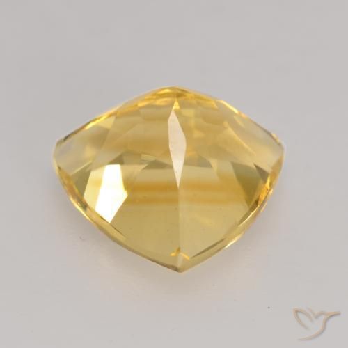 9,17 ctw natürlicher Mittleres Gold Citrin, Trillion, VVS-VS