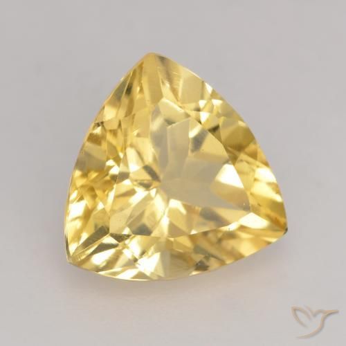 9,17 ctw natürlicher Golden Citrin, Trillion, VVS-VS