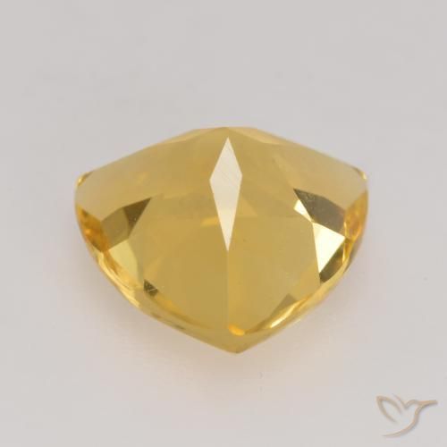 9,17 ctw natürlicher Mittelgold Citrin, Trillion, VVS-VS