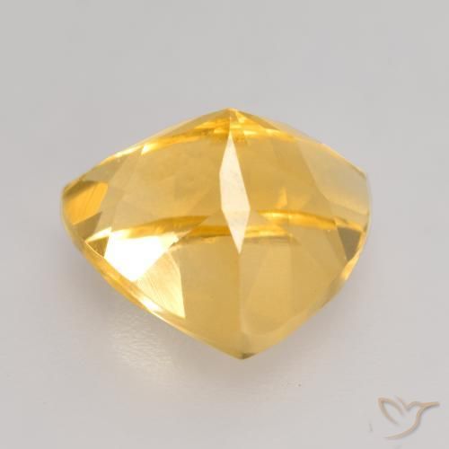 9,17 ctw natürlicher Mittleres Gold Citrin, Trillion, VVS-VS