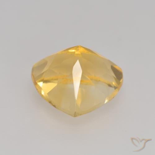 9,17 ctw natürlicher Helles Gold Citrin, Trillion, VVS-VS