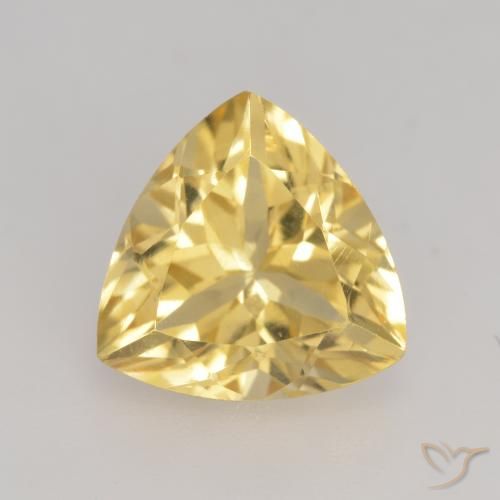 2.34ct Natürlicher Golden Citrin, Trillion, VVS-VS