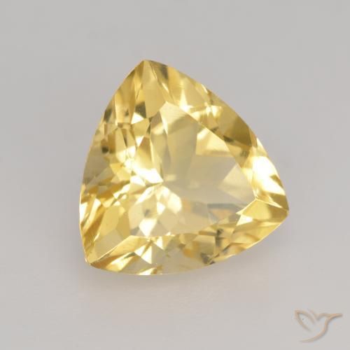 9,17 ctw natürlicher Golden Citrin, Trillion, VVS-VS