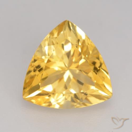 2.35ct Natürlicher Mittleres Gold Citrin, Trillion, VVS-VS