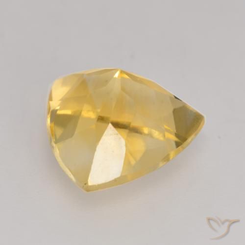 9,17 ctw natürlicher Mittleres Gold Citrin, Trillion, VVS-VS