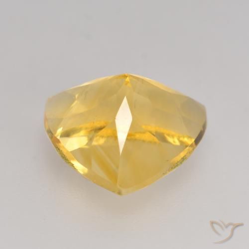 9,17 ctw natürlicher Mittleres Gold Citrin, Trillion, VVS-VS