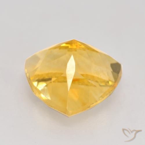 9,17 ctw natürlicher Mittleres Gold Citrin, Trillion, VVS-VS