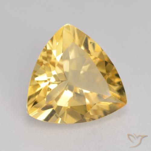 9,17 ctw natürlicher Golden Citrin, Trillion, VVS-VS