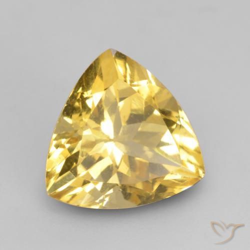 9,17 ctw natürlicher Golden Citrin, Trillion, VVS-VS
