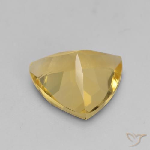 9,17 ctw natürlicher Mittelgold Citrin, Trillion, VVS-VS