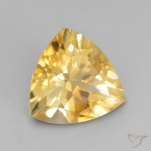 9,17 ctw natürlicher Mittelgold Citrin, Trillion, VVS-VS