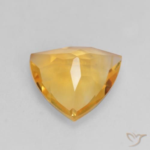 9,17 ctw natürlicher Orange-Gold Citrin, Trillion, VVS-VS