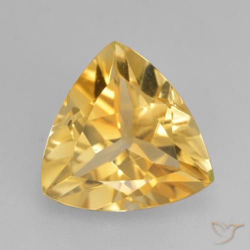 2.05ct Natürlicher Mittleres Gold Citrin, Trillion, VVS-VS