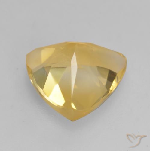 9,17 ctw natürlicher Mittleres Gold Citrin, Trillion, VVS-VS