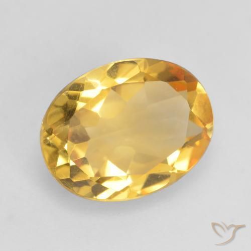 9,17 ctw natürlicher Mittleres Gold Citrin, Oval, VVS-VS