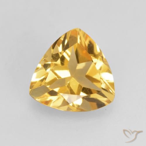 1.11ct Natürlicher Mittleres Gold Citrin, Trillion, VVS-VS