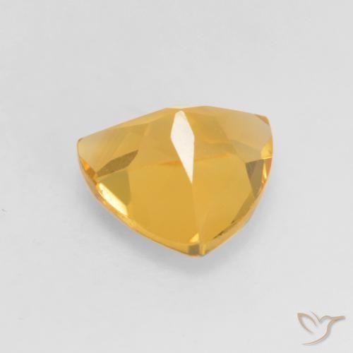 9,17 ctw natürlicher Mittleres Gold Citrin, Trillion, VVS-VS