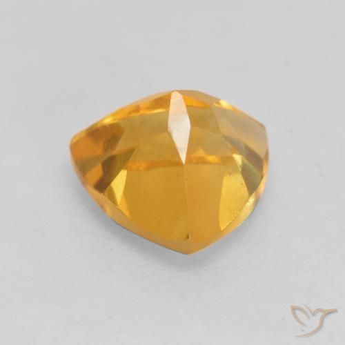 9,17 ctw natürlicher Orange-Gold Citrin, Trillion, VVS-VS