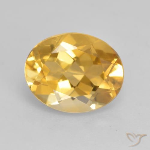 3.19ct Natürlicher Golden Citrin, Oval, VVS-VS