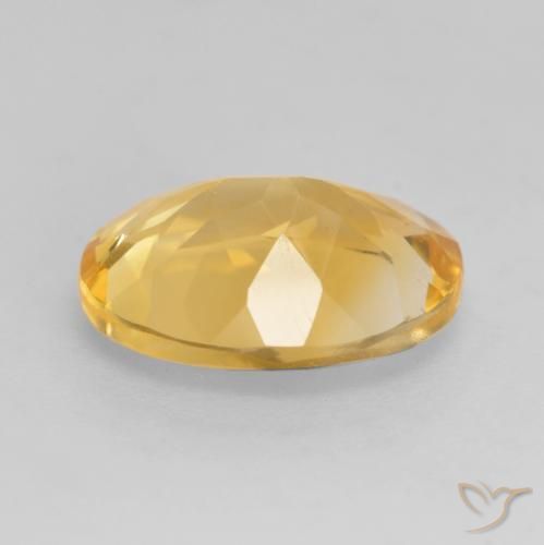 9,17 ctw natürlicher Mittelhelles Gold Citrin, Oval, VVS-VS