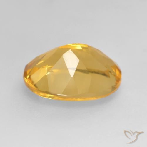 9,17 ctw natürlicher Orange-Gold Citrin, Oval, VVS-VS