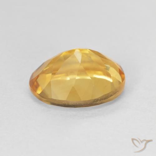9,17 ctw natürlicher Helles Gold Citrin, Oval, VVS-VS