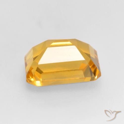9,17 ctw natürlicher Mittelgold Citrin, Oktagonschliff, VVS-VS