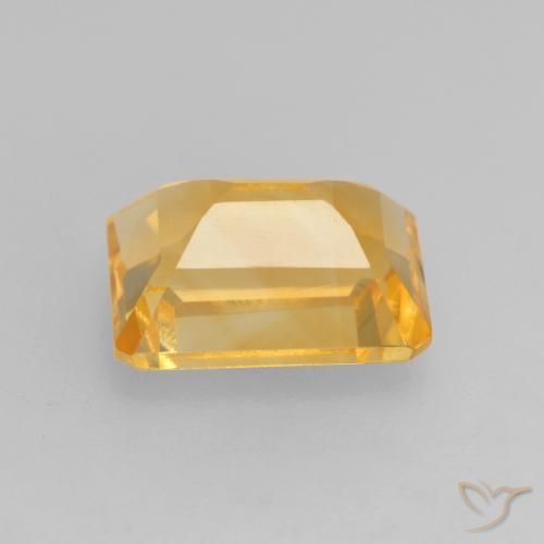 9,17 ctw natürlicher Helles Gold Citrin, Oktagonschliff, VVS-VS