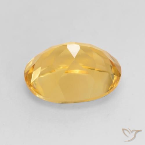 9,17 ctw natürlicher Helles Gold Citrin, Oval, VVS-VS