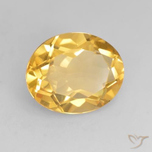 9,17 ctw natürlicher Mittleres Gold Citrin, Oval, VVS-VS