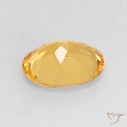 9,17 ctw natürlicher Helles Gold Citrin, Oval, VVS-VS