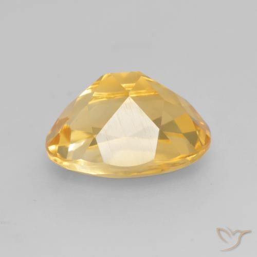 9,17 ctw natürlicher Helles Gold Citrin, Oval, VVS-VS