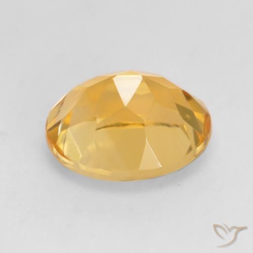 9,17 ctw natürlicher Mittelgold Citrin, Oval, VVS-VS
