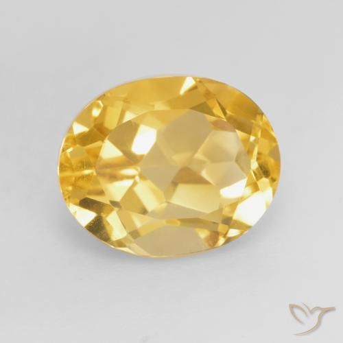 9,17 ctw natürlicher Mittleres Gold Citrin, Oval, VVS-VS