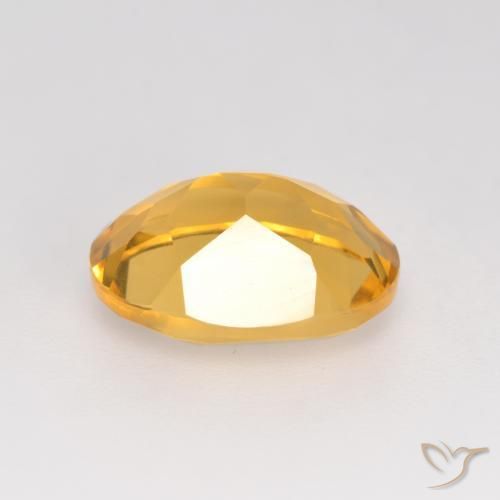 9,17 ctw natürlicher Helles Gold Citrin, Oval, VVS-VS