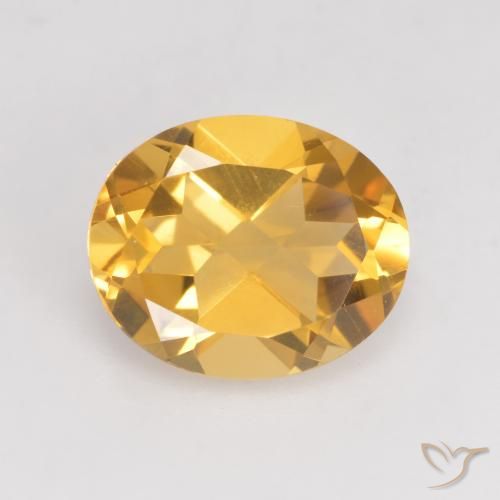 3.48ct Natürlicher Mittleres Gold Citrin, Oval, VVS-VS