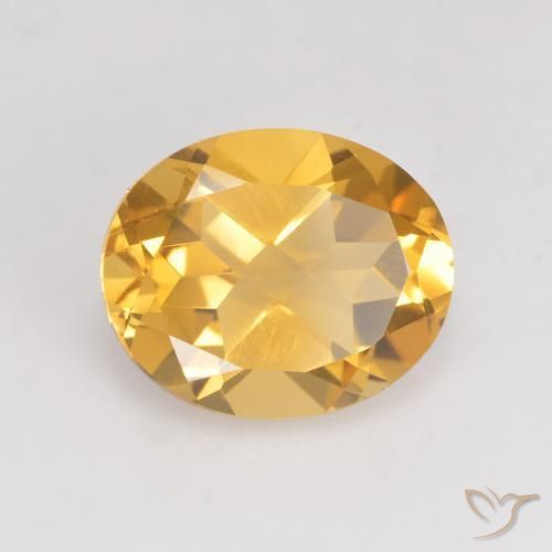 9,17 ctw natürlicher Mittleres Gold Citrin, Oval, VVS-VS