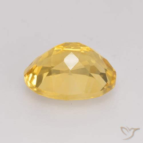 9,17 ctw natürlicher Helles Gold Citrin, Oval, VVS-VS