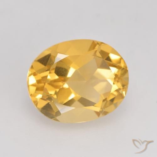 9,17 ctw natürlicher Mittleres Gold Citrin, Oval, VVS-VS