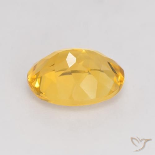 9,17 ctw natürlicher Helles Gold Citrin, Oval, VVS-VS