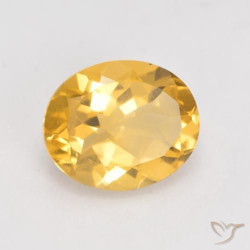 9,17 ctw natürlicher Mittleres Gold Citrin, Oval, VVS-VS