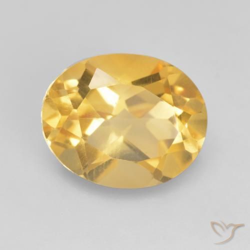 9,17 ctw natürlicher Mittleres Gold Citrin, Oval, VVS-VS