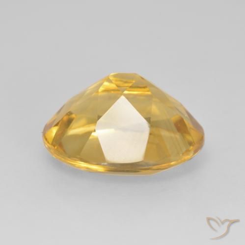 9,17 ctw natürlicher gold-orange Citrin, Oval, VVS-VS